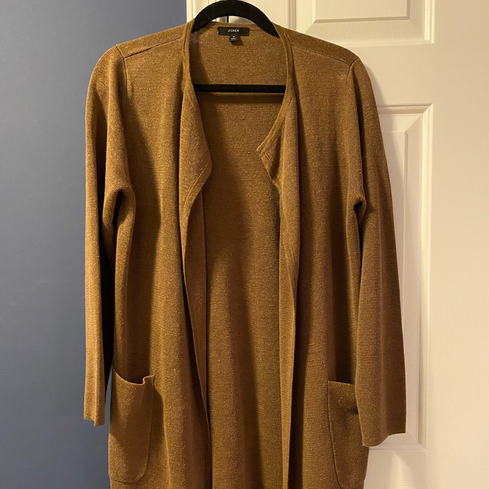JCrew Juliette Colarless Sweater Blazer